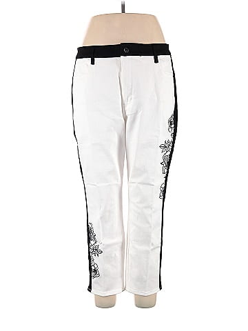 White House Black Market Solid White Jeggings Size 16 - 67% off