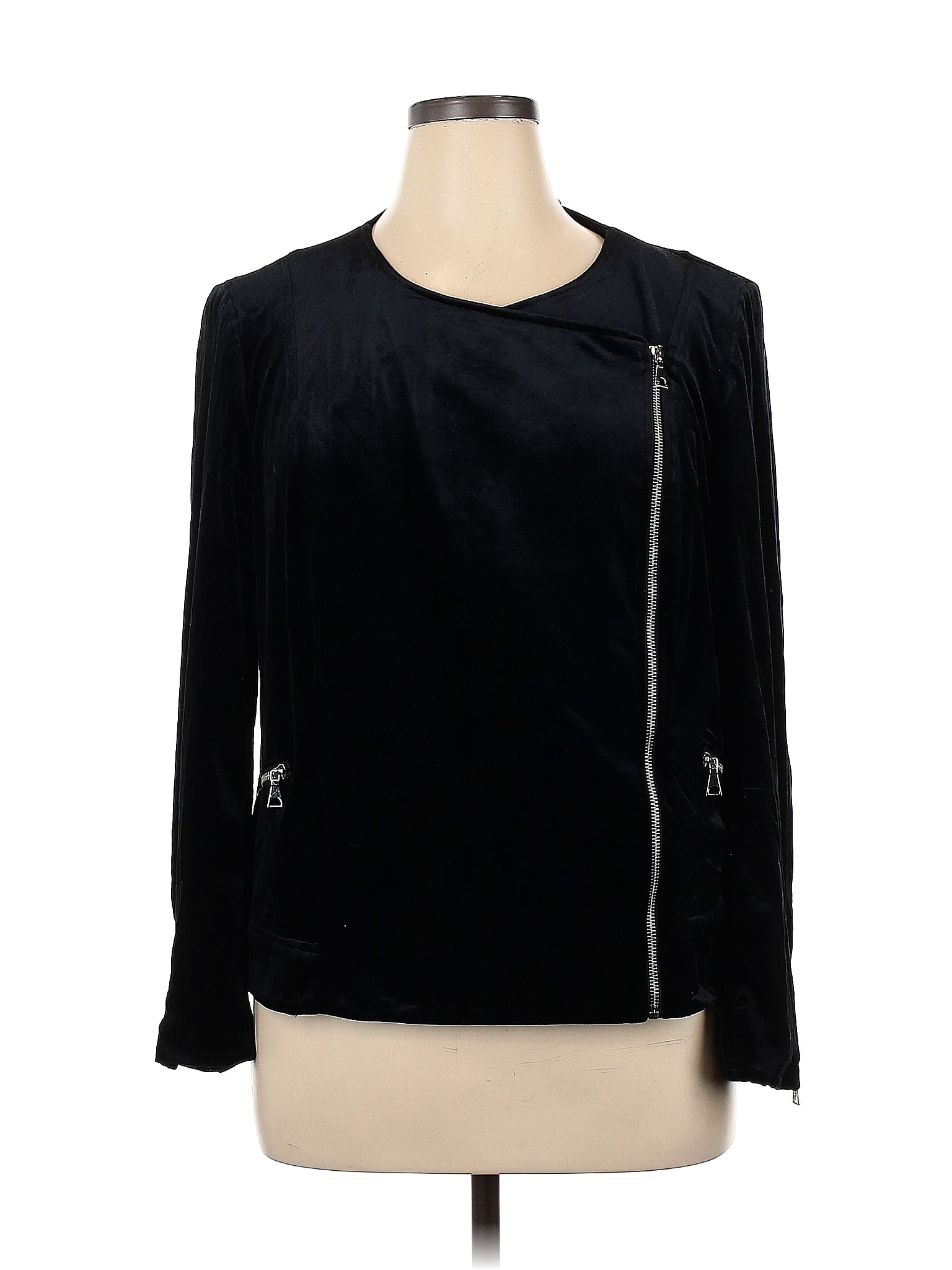 Lane Bryant Smoothing Knit Clasp Front Jacket Size 16