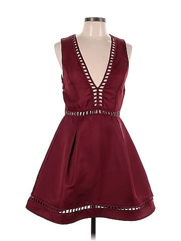 Tobi 2024 burgundy dress