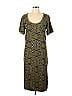 Coogi Paisley Gray Yellow Casual Dress Size L - photo 1