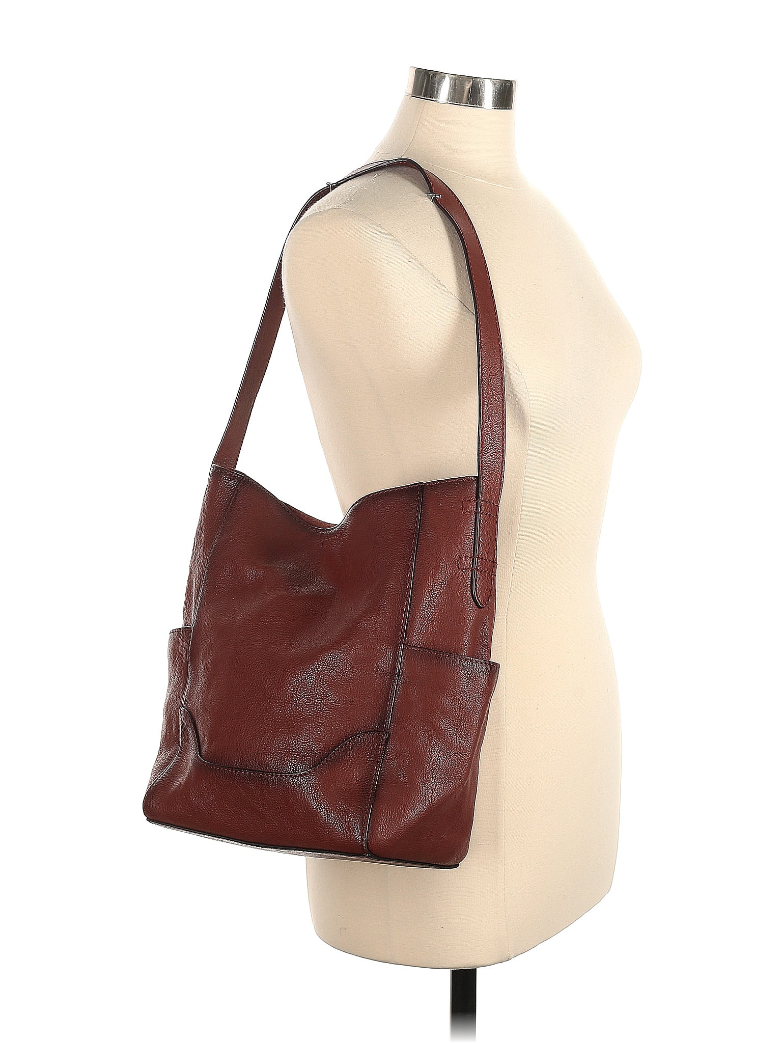 Frye leather side on sale pocket hobo bag