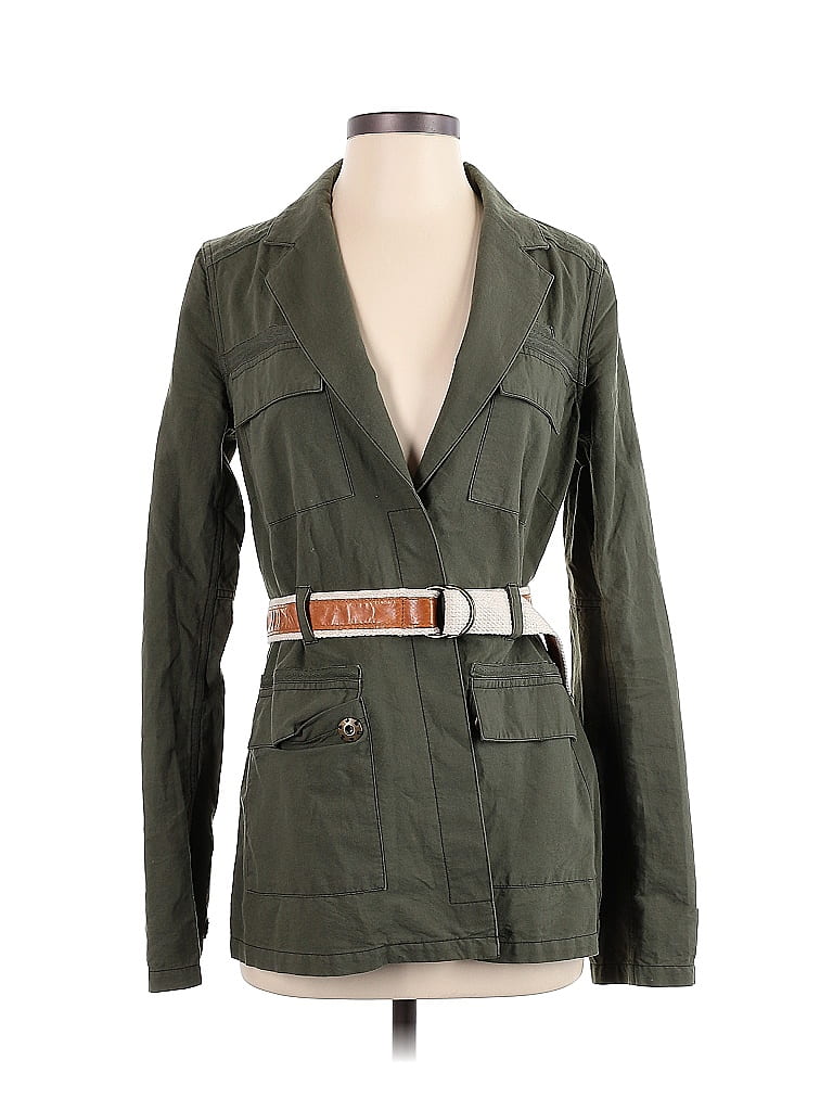Elizabeth and James 100% Cotton Solid Green Jacket Size S - 80% off ...