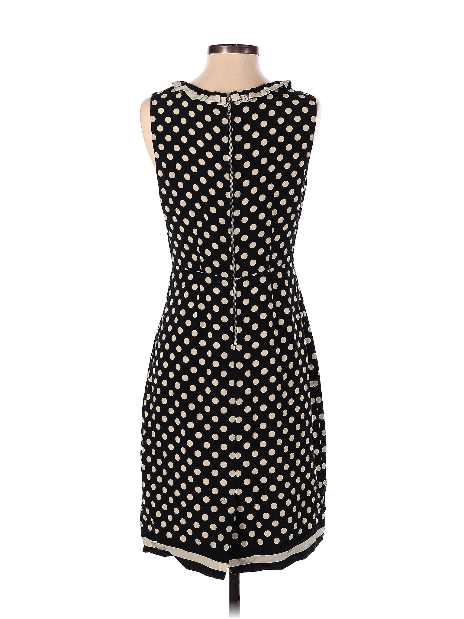 Kate Spade New York Polka Dots Black Casual Dress Size 4 - 74% off