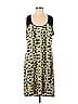 Calvin Klein 100% Polyester Graphic Animal Print Gray Casual Dress Size L - photo 1