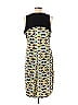 Calvin Klein 100% Polyester Graphic Animal Print Gray Casual Dress Size L - photo 2