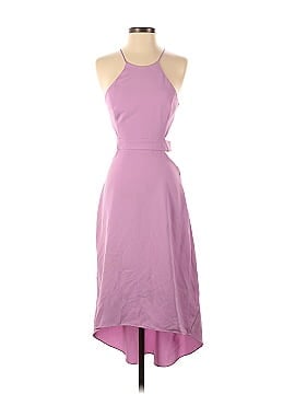 Halston Pink Cut Out Gown (view 1)