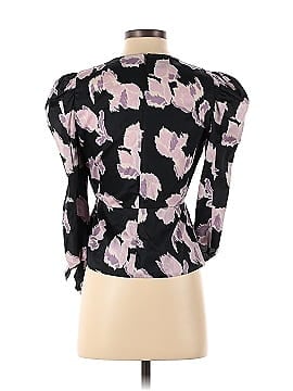 Rebecca Taylor Floral Ikat Bow Top (view 2)