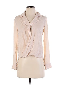 L'Agence Long Sleeve Silk Top (view 1)