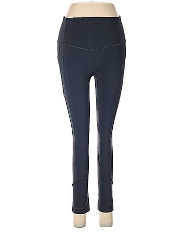 Lululemon Athletica Solid Navy Blue Active Pants Size 6 - 50% off