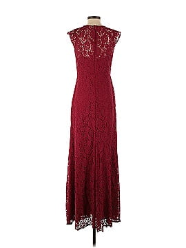 Shoshanna Red Rose Cap Sleeve Gown (view 2)