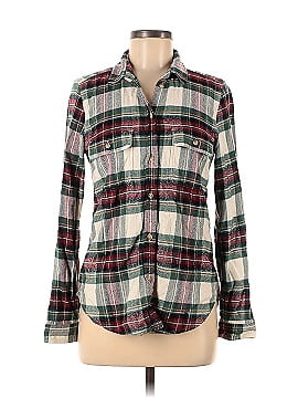 American Eagle Outfitters Long Sleeve Button-Down Shirt (view 1)