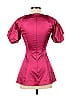 Assorted Brands Burgundy Short Sleeve Blouse Size XXS (estimated) - photo 2