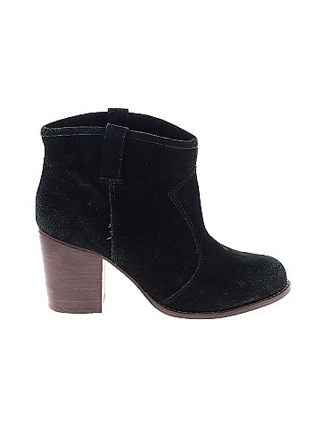 splendid black suede booties