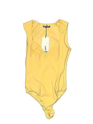 Zara hotsell yellow bodysuit