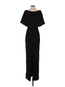 Nicole Miller Structured Heavy Jersey Cape Gown (view 2)