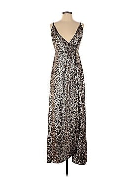 Aidan by Aidan Mattox Leopard Sequin Wrap Dress (view 1)