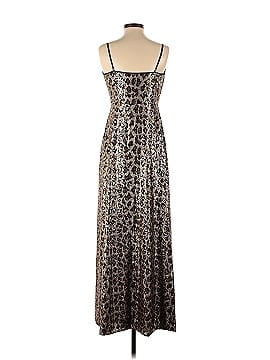 Aidan by Aidan Mattox Leopard Sequin Wrap Dress (view 2)