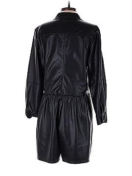 Rebecca Taylor Faux Leather Romper (view 2)