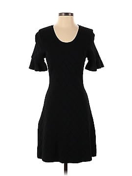 Opening Ceremony Black Geo Compact Knit Dress (view 1)