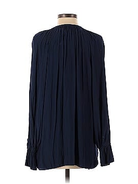 FOR 2 by Ramy Brook Navy Trace Maternity Top (view 2)