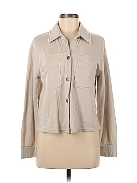 Monrow Long Sleeve Button-Down Shirt (view 1)