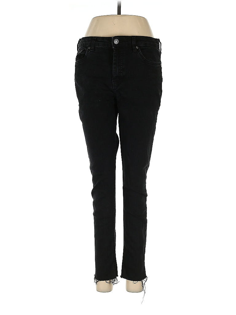 MNG Solid Tortoise Black Jeans Size 8 - photo 1