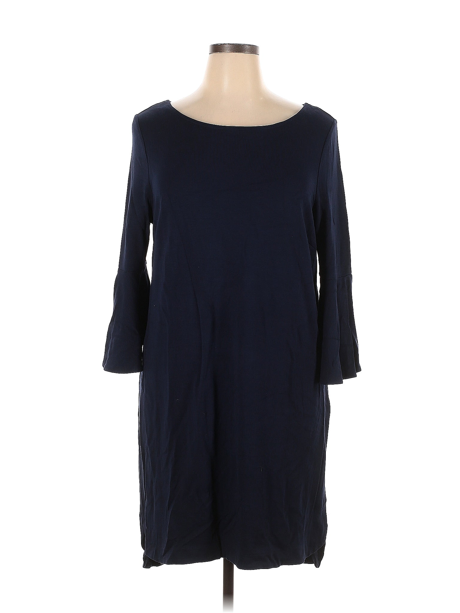 Crown And Ivy Solid Navy Blue Casual Dress Size Xl 60 Off Thredup