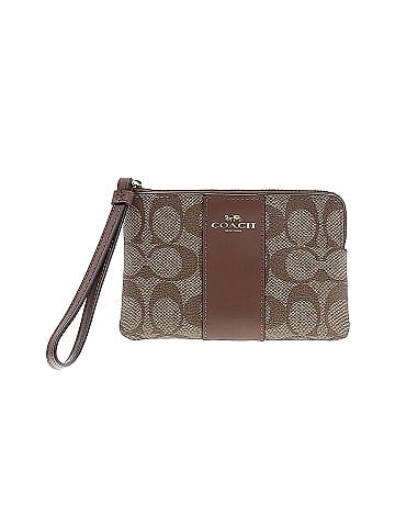 Coach Factory Brown Wristlet One Size 52 off thredUP