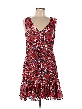 Tanya Taylor Red Leopard Dress (view 1)