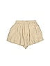 Assorted Brands 100% Polyester Solid Tan Khaki Shorts Size 6 - photo 2