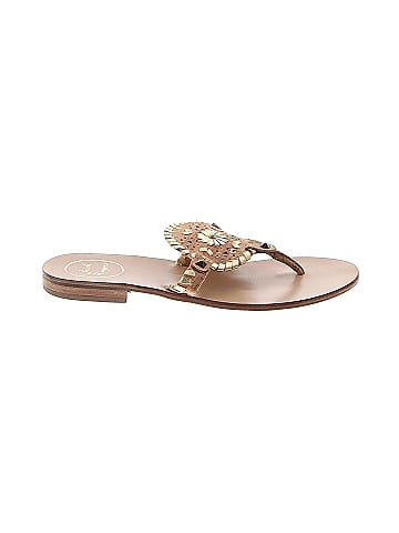 Jack rogers 2024 gold sandals