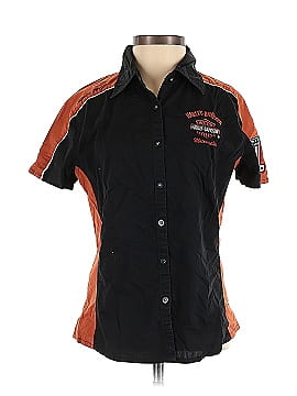 Harley Davidson Short Sleeve Button-Down Shirt (view 1)
