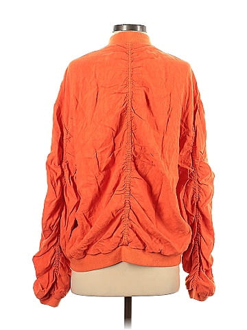 Free people orange on sale jacket