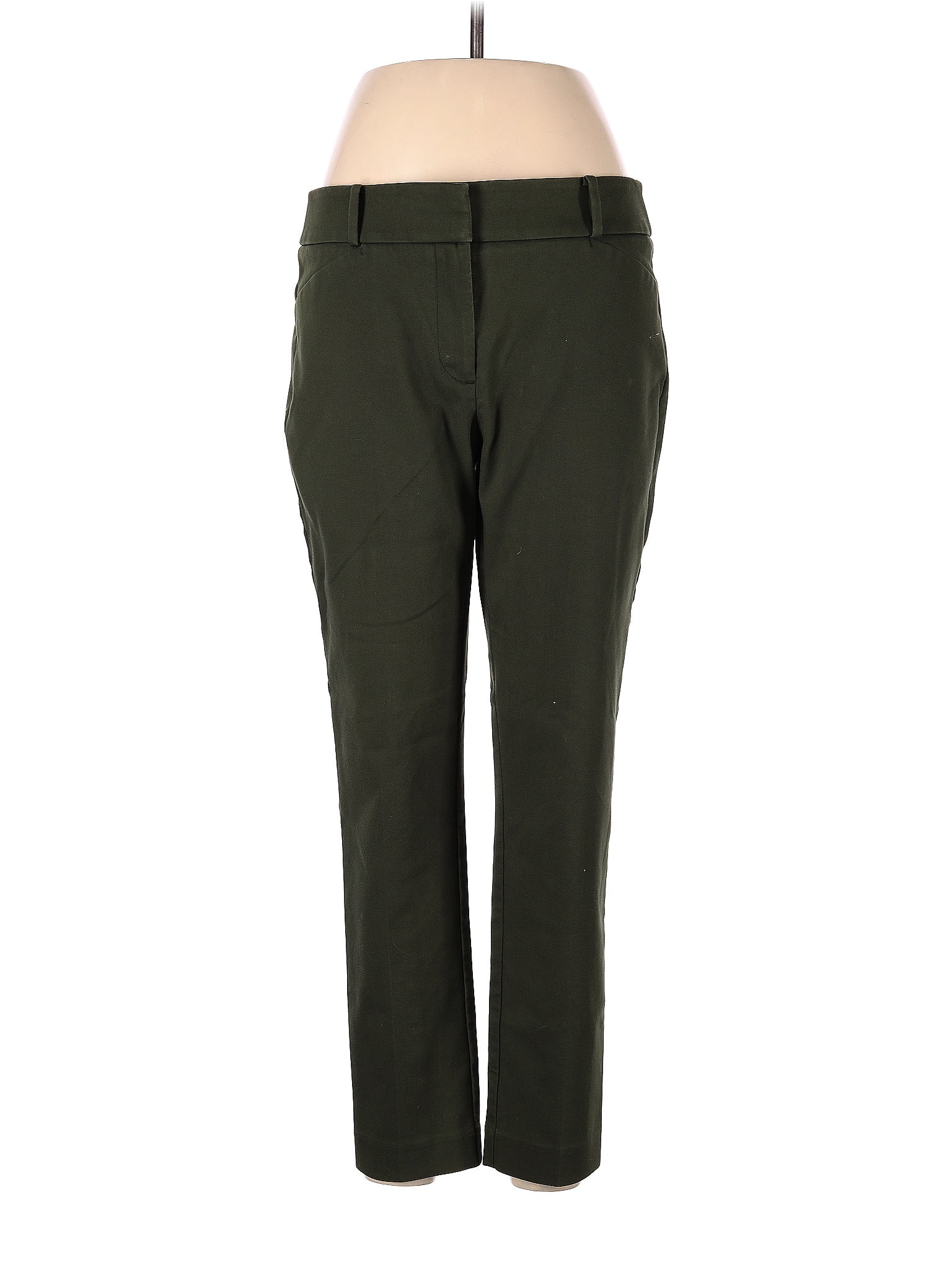 Ann Taylor LOFT Solid Green Dress Pants Size 6 - 78% off | thredUP