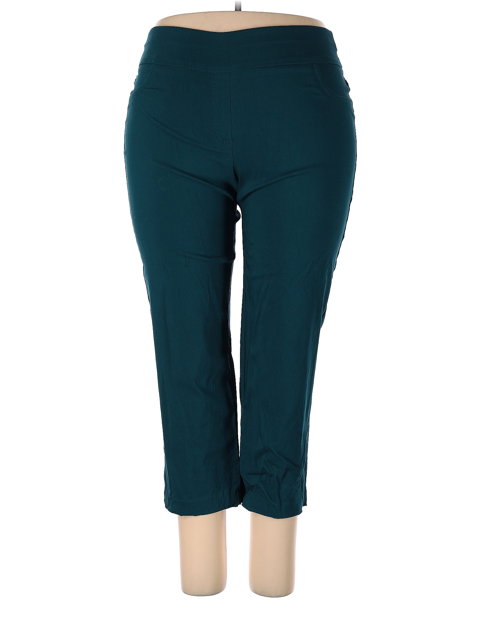 Ruby Rd Slacks Ruby Rd. Teal Leggings Size 20 (Plus) - 65% off | ThredUp