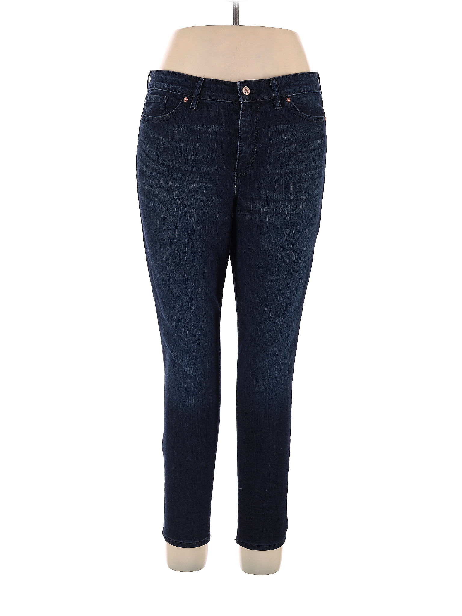 Sofia by Sofia Vergara Solid Blue Jeans Size 14 - 50% off