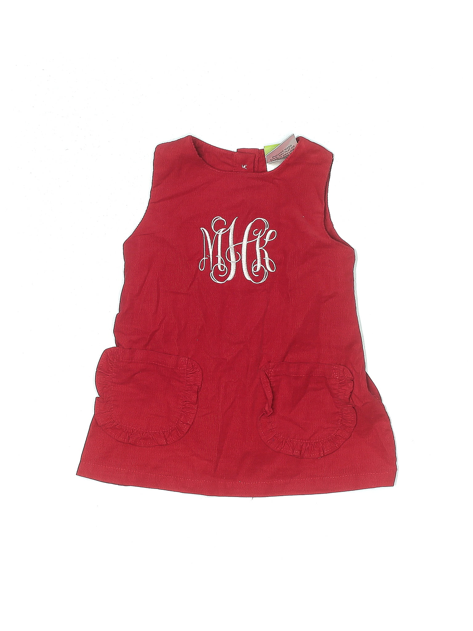 Classic Whimsy 100% Cotton Graphic Solid Red Dress Size 18 mo - 55% off ...
