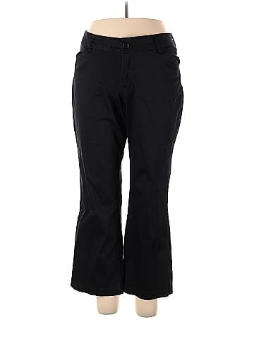 Lee Solid Black Casual Pants Size 16 (Petite) - 54% off