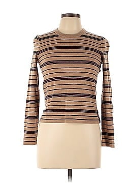 Tory Burch Striped Madeline Pullover (view 1)