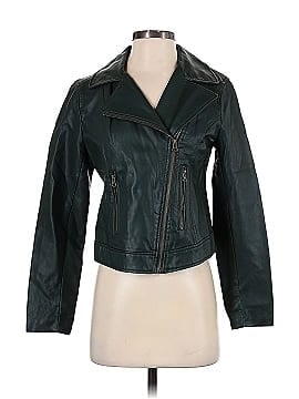 Ruff Hewn Faux Leather Jacket (view 1)