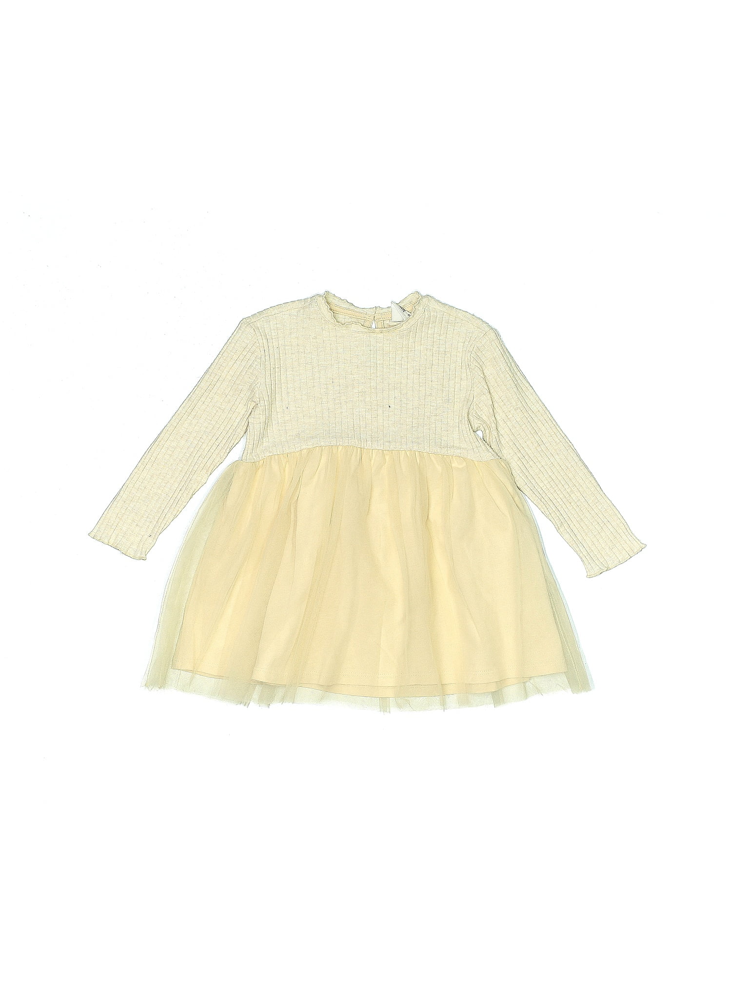 Zara Yellow Dress Size 1824 mo 50 off thredUP