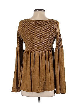 Knitted & Knotted Long Sleeve Blouse (view 2)