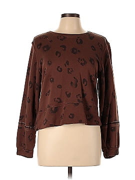 Splendid Corinna Leopard Print Sweatshirt (view 1)