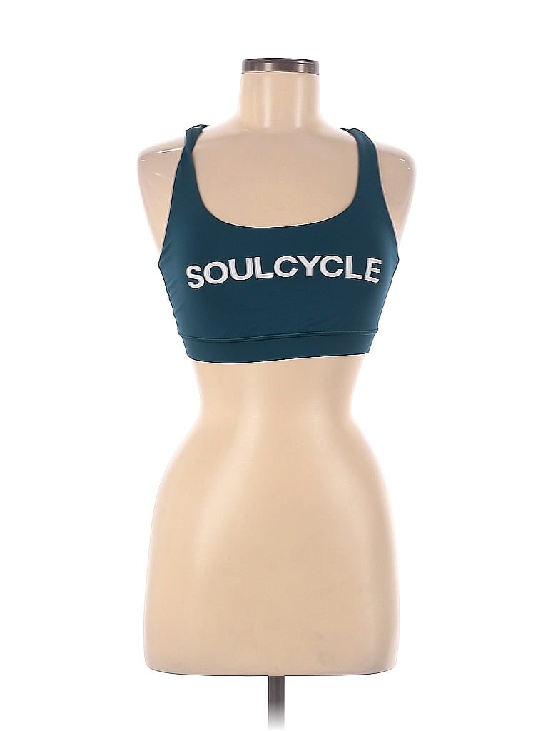 Pre-owned Soulcycle By Lululemon Sports Bra In Blue