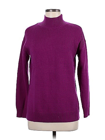 Talbots shop purple sweater