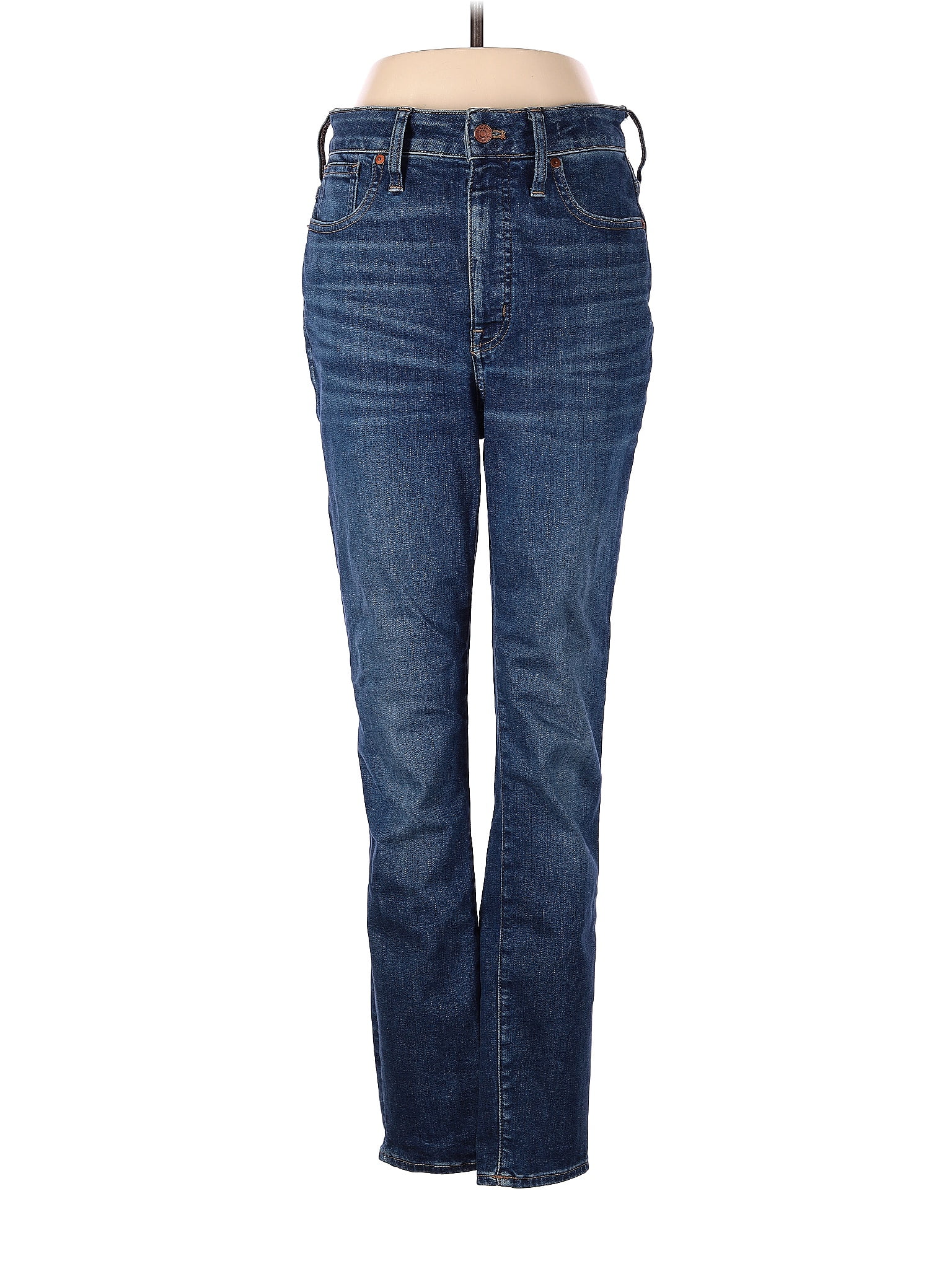 Madewell Solid Blue Jeans 29 Waist - 69% off | ThredUp