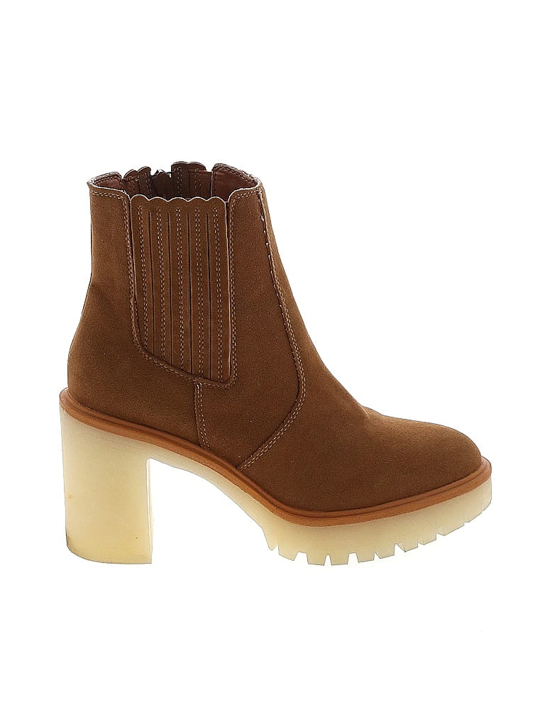 Heeled Platform Sweater Sock Boots - Oasis Society - Final Sale