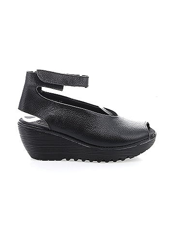 Bernie mev black on sale wedge