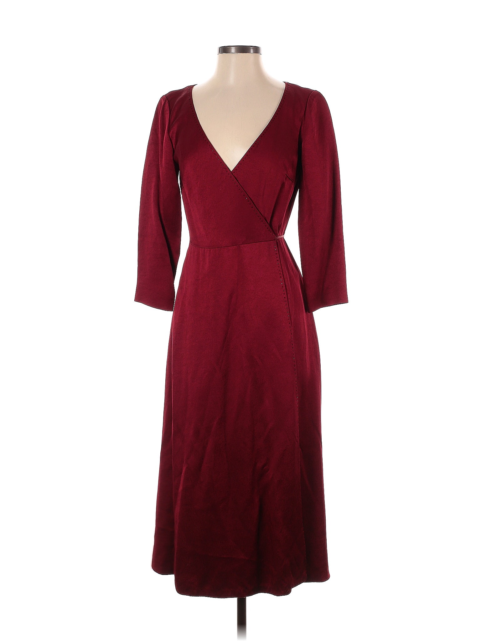 Marc Jacobs Solid Maroon Burgundy Cocktail Dress Size 0 90 Off Thredup