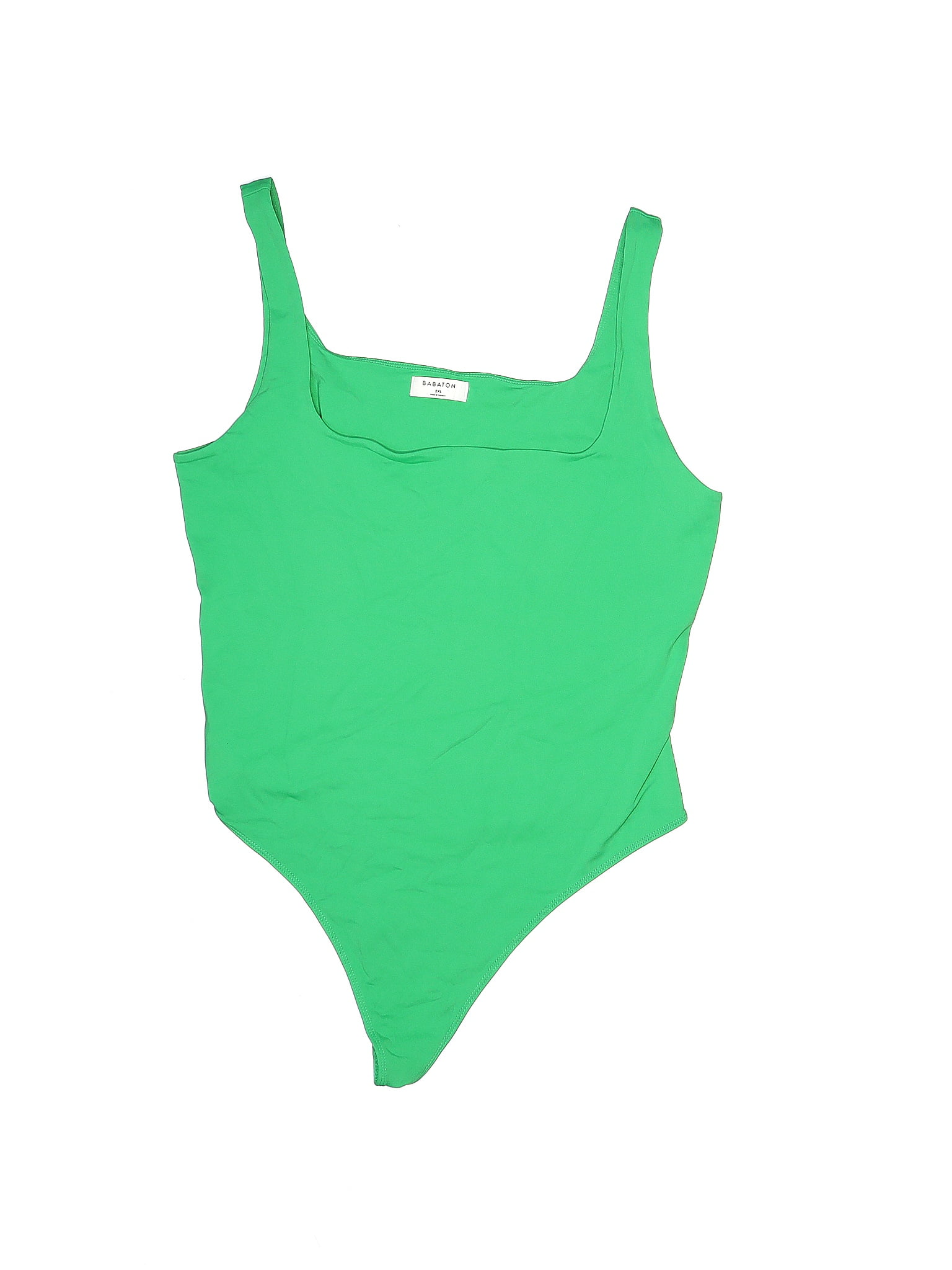 Babaton Solid Green One Piece Swimsuit Size 2x Plus 60 Off Thredup